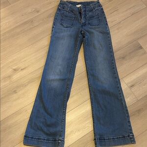 Shyanne Dark Blue Flare Jeans